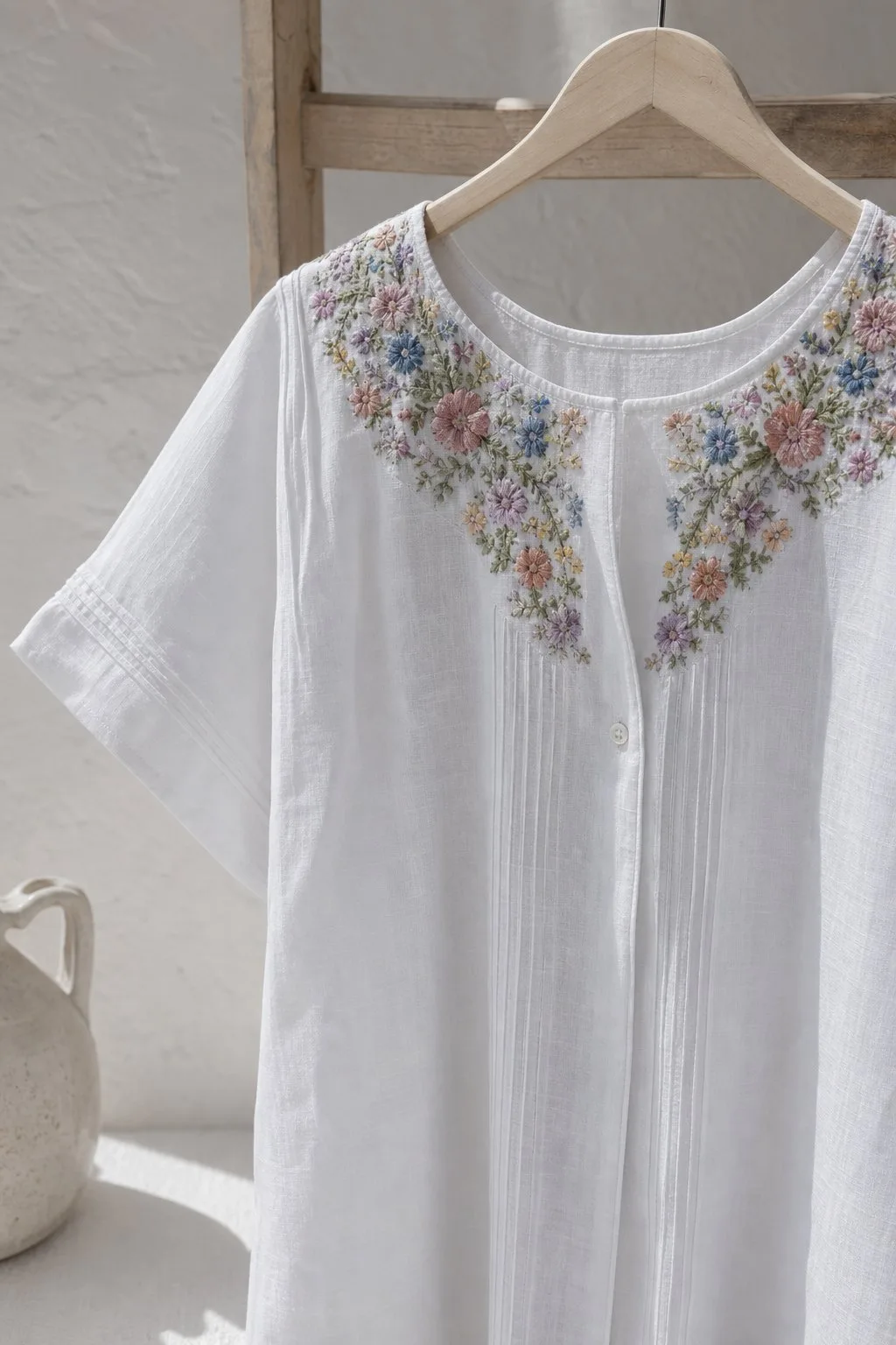 Blusa Yucateca Bordada Tradicional
