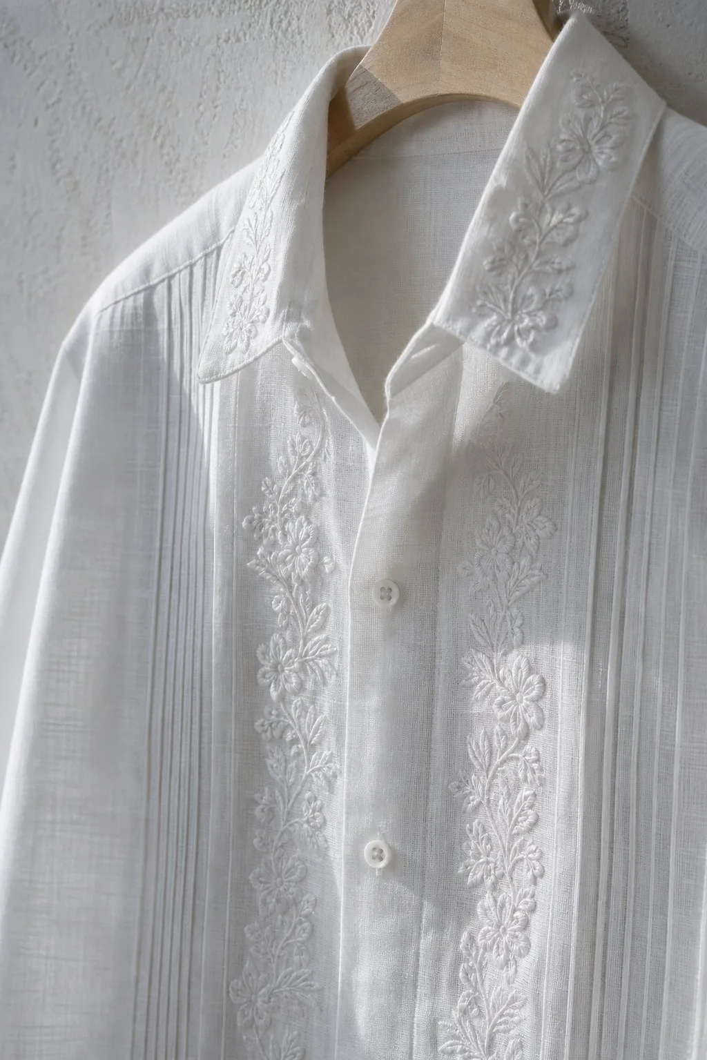 Guayabera Bordada Artesanal