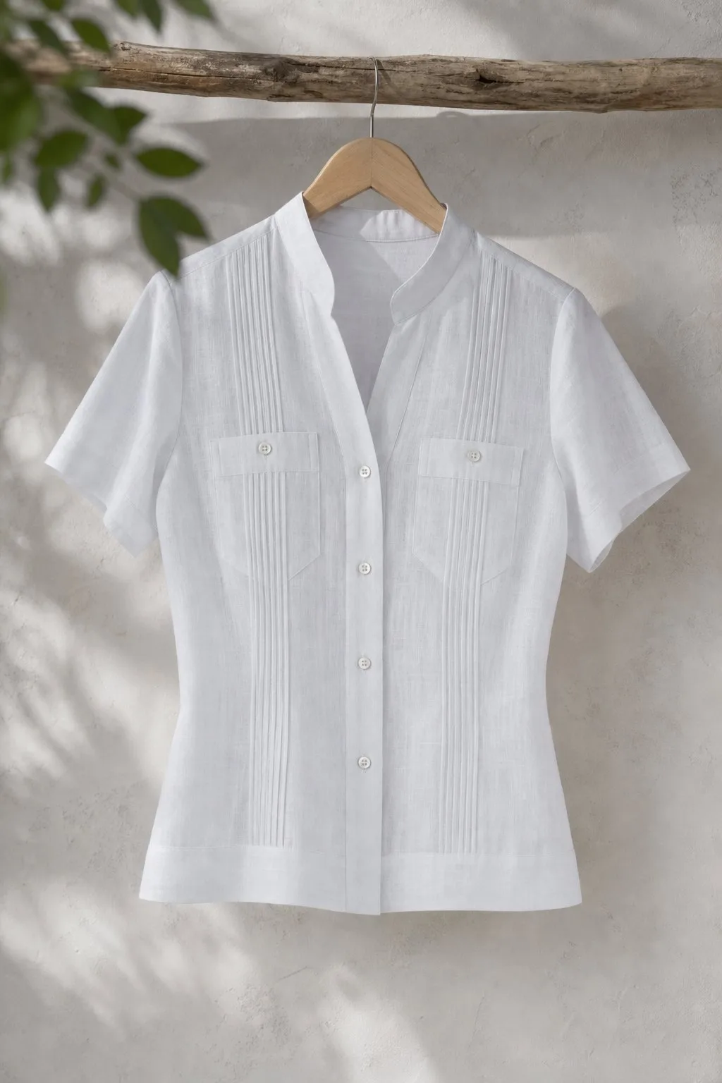 Guayabera Dama Manga Corta