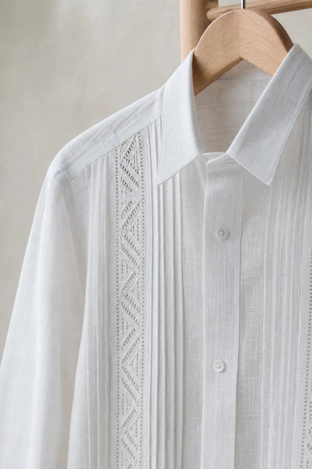 Guayabera Deshilada De vestir