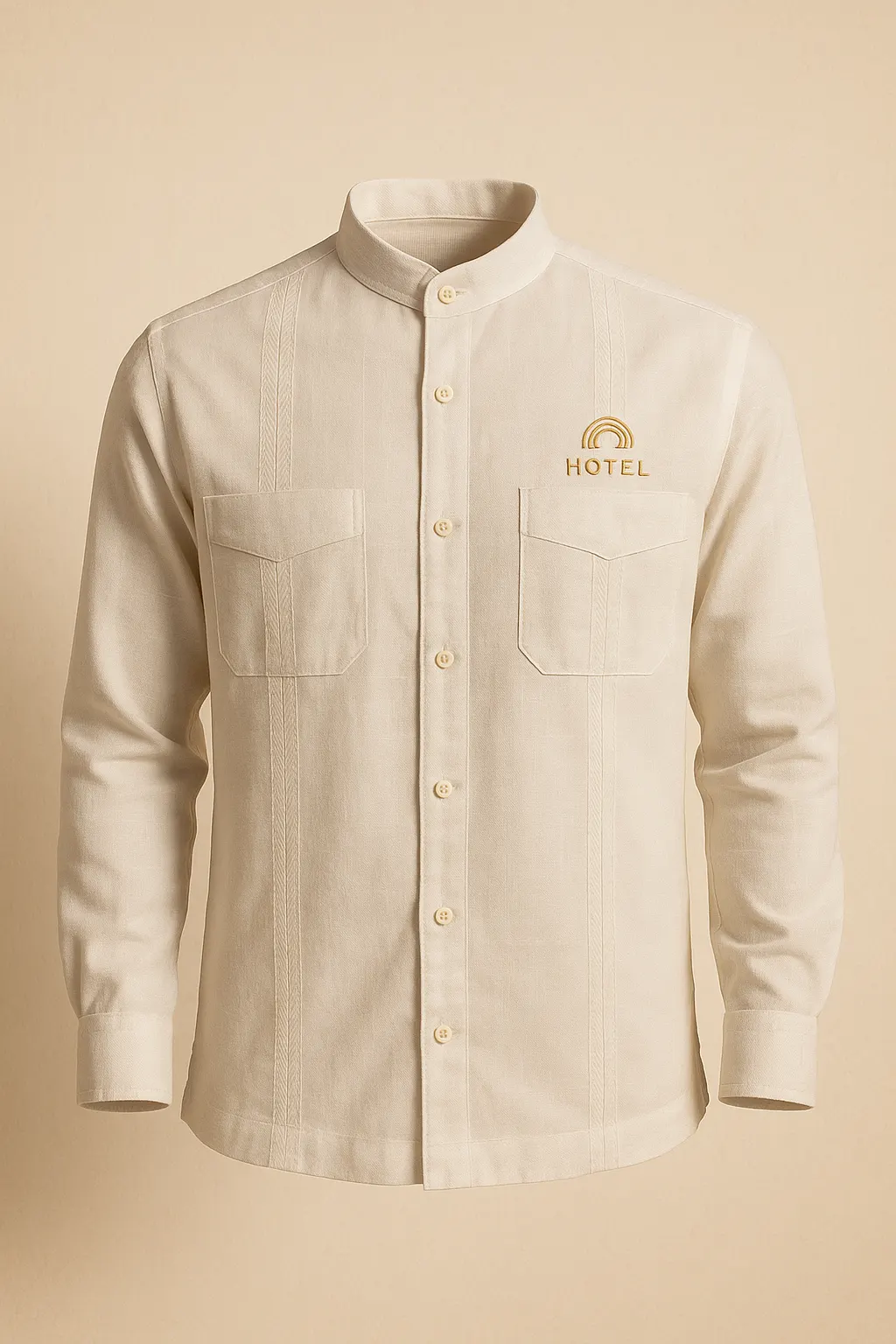 Guayabera Manga Larga para Hotel