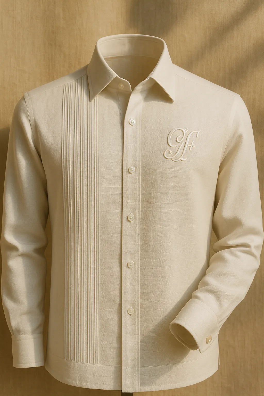 Guayabera Novio Bordado Fino