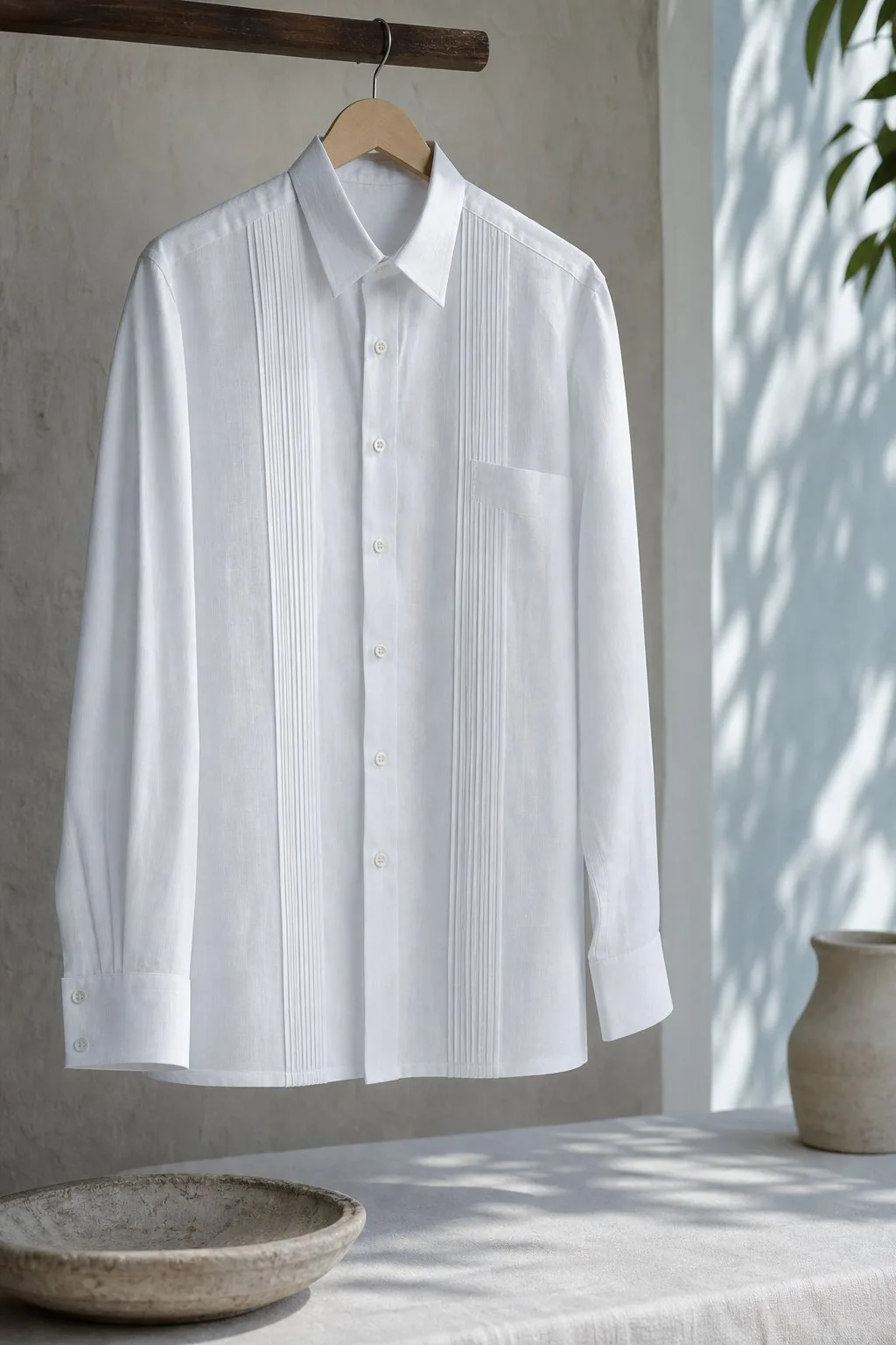 Guayabera Presidencial Blanca