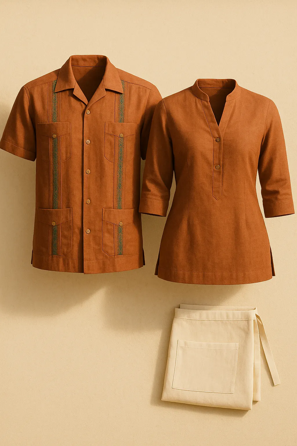 Paquete Uniforme Restaurante Palapero