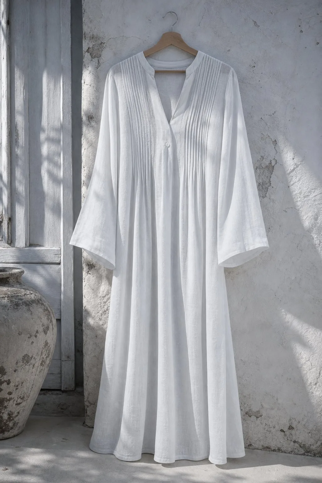 Vestido de Lino Largo Resort
